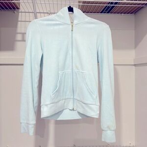 Juicy Couture Women’s Plush Velour Tracksuit Pants and Hoodie - Used Condition